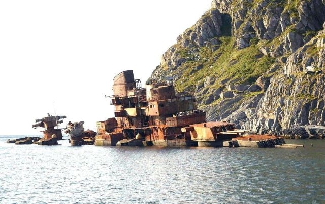 The wreck of the Murmansk