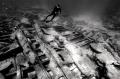 Old wooden wreck