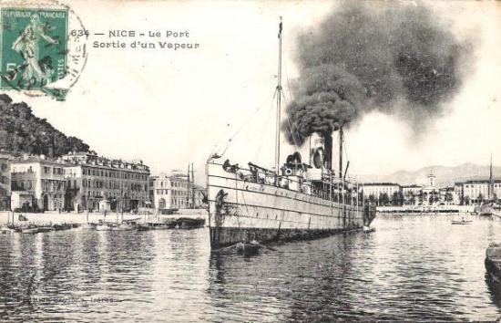 Steamer at Nice, France