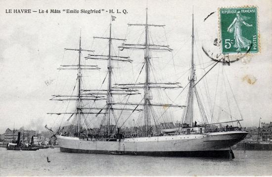 3masted ship Emile Siegfried