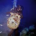 A diver at work...